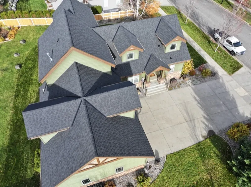 Shingle roof
