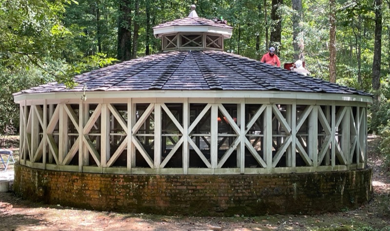 Brava Cedar Shake composite roof tiles installed on a home