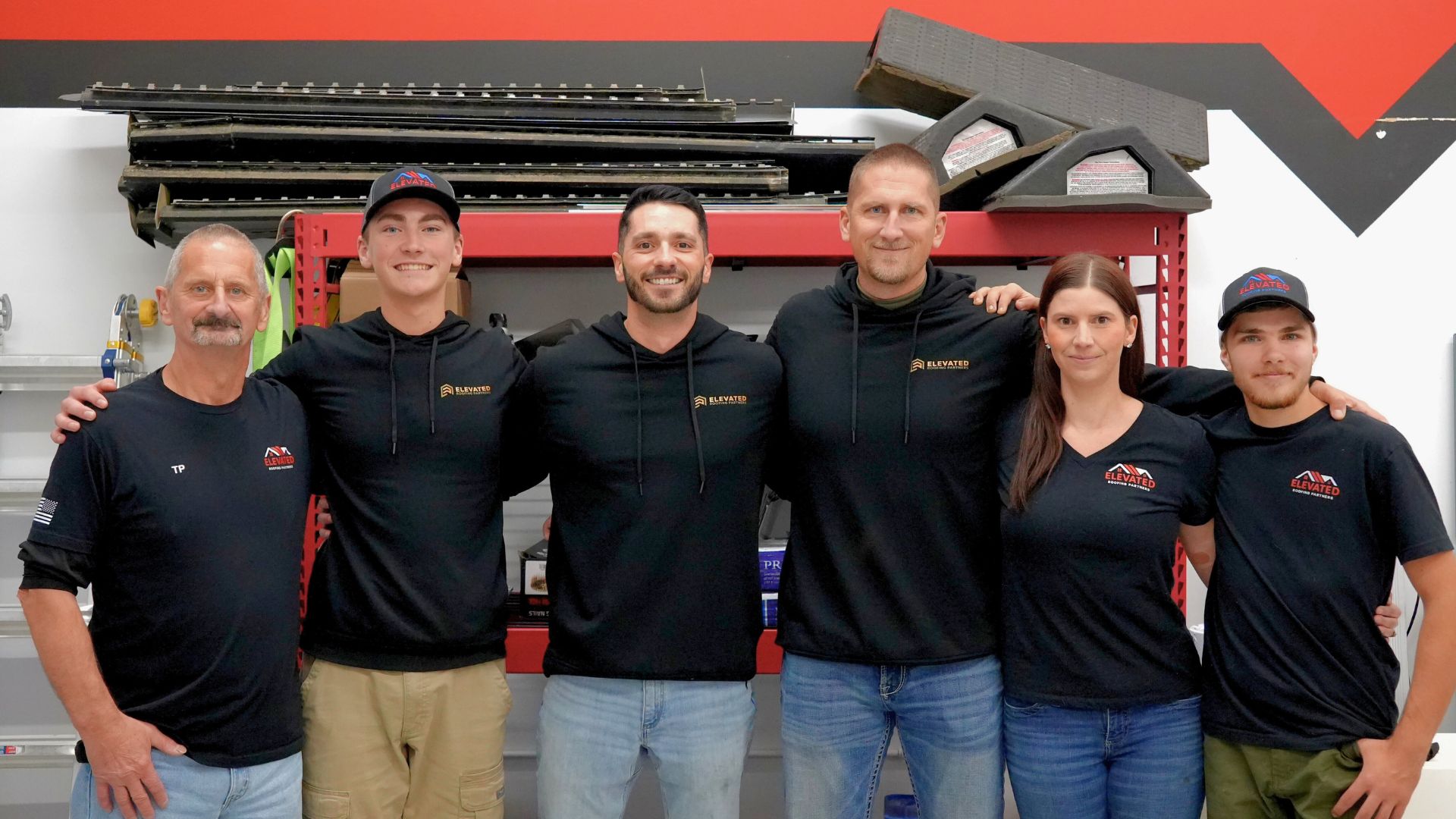 The Elevated Roofing Partners crew