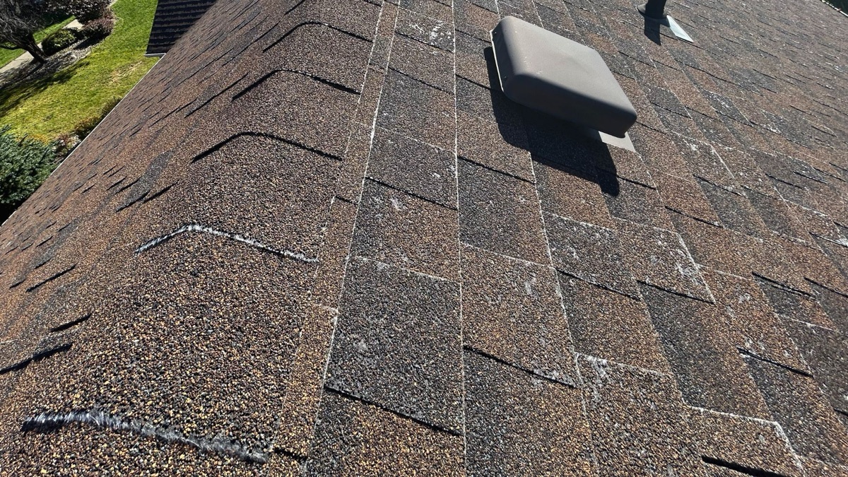 Before: Original roof condition